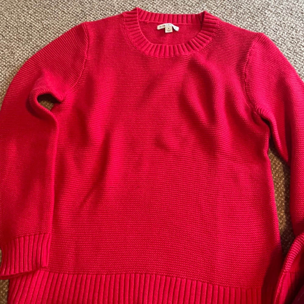 J Crew Sweater Red Sz S